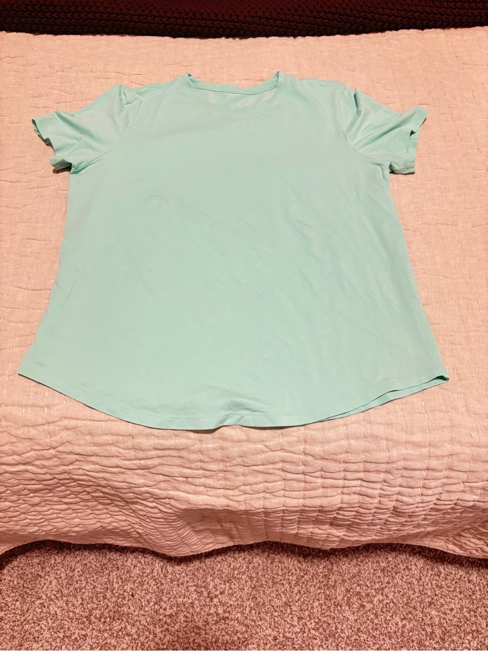 lululemon athletica Mint Green Short Sleeve Crew Tee